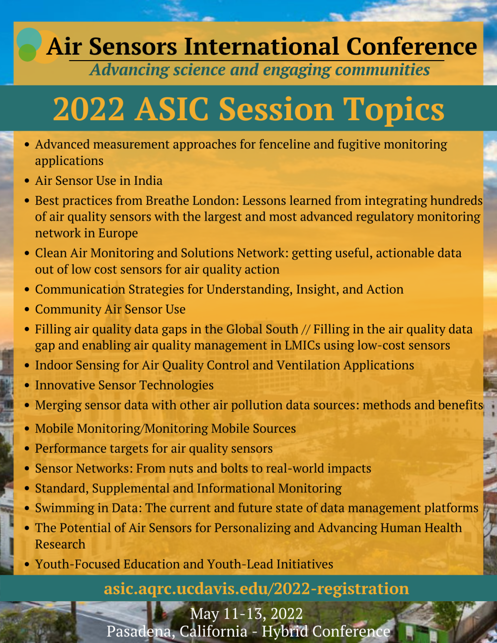 ASIC 2022 Session Topics